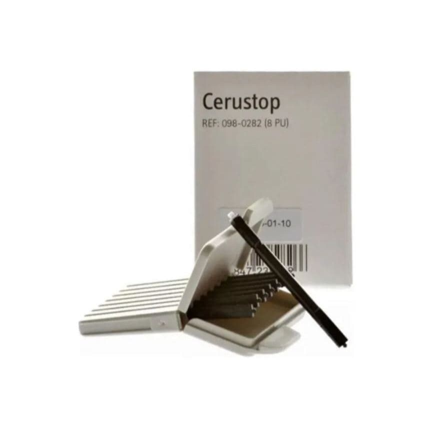 Protetor De Cera Aparelho Auditivo Cerustop - 1cx - 8un Preto