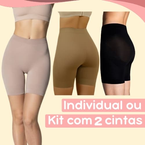 Cinta Modeladora Alta Compressão Modela a Cintura e Levanta o Bumbum Comprime a Barriga