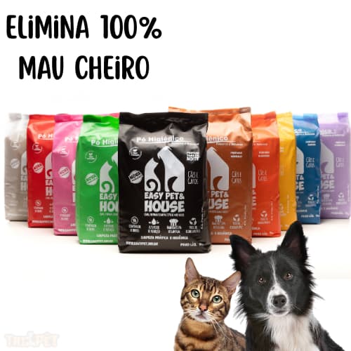 Pó Higiênico Eliminador de Odores Easy Pet & House 1 Kg - Envio Imediato