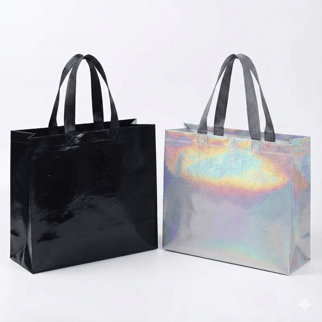 Kit de Sacolas TNT.  Sacolas para lojas, brindes, kits de presentes. 12 unidades.