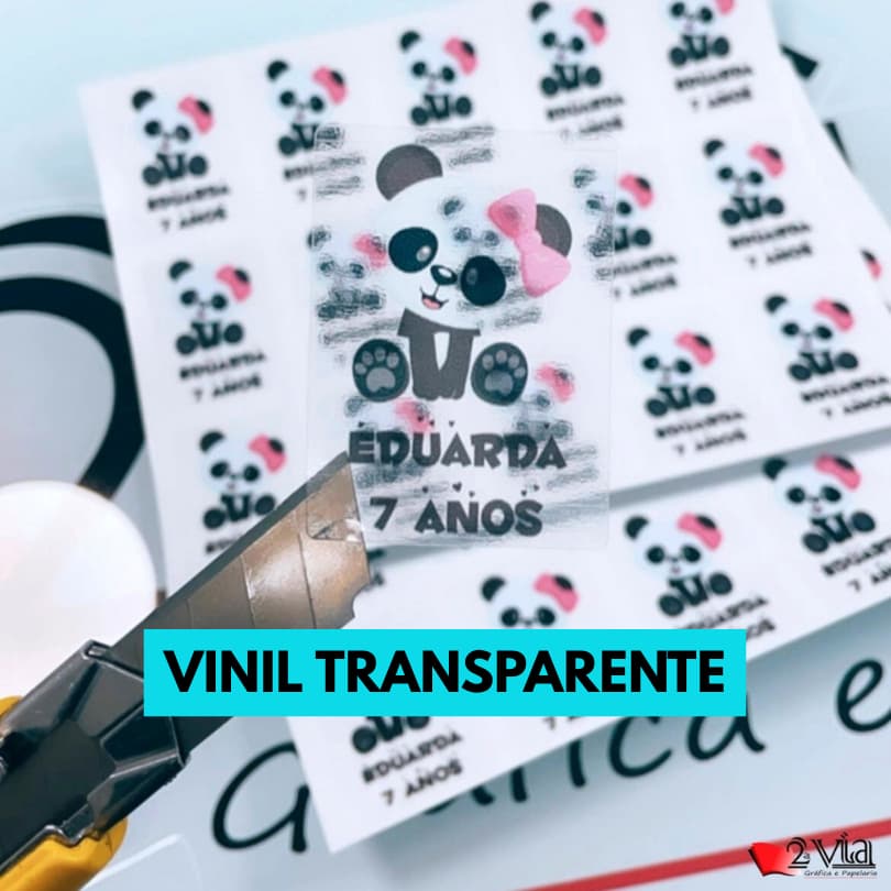 25 a 150 Etiquetas Adesivos Personalizados Em Rótulo Vinil Transparente do 3x3 4x4 5x5 6x6 7x7 Cm