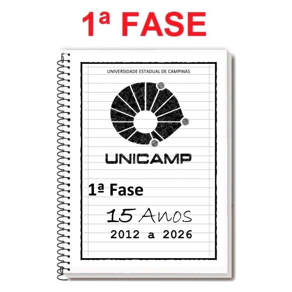 UNICAMP - 1ª FASE 2026/2027 - Caderno de Provas + Gabarito