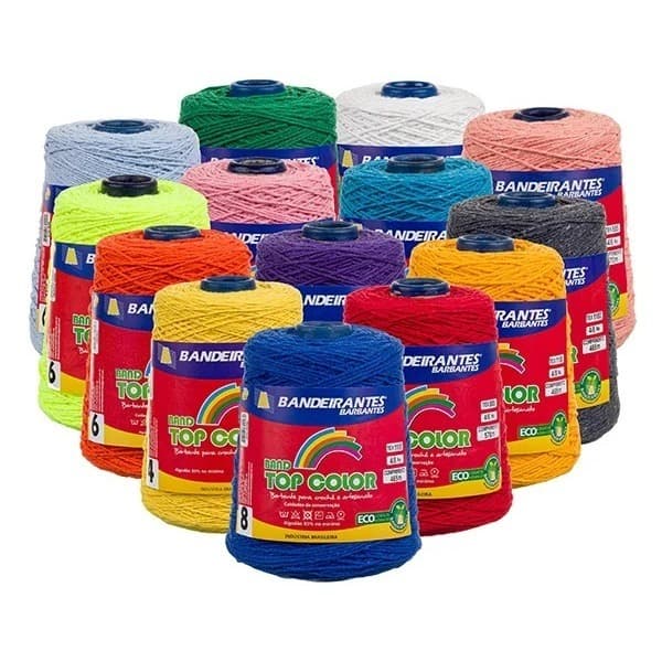 BARBANTE BANDEIRANTES 600G N6 CORES