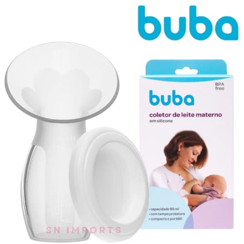 Coletor De Leite Materno Em Silicone Extrator Buba