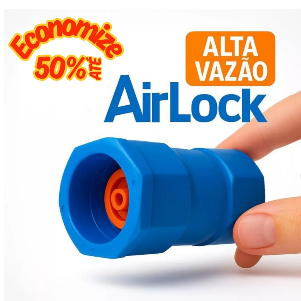 Bloqueador de Ar Hidrômetro 3/4 25 mm Redutor de Conta de Água Válvula Bloqueadora
