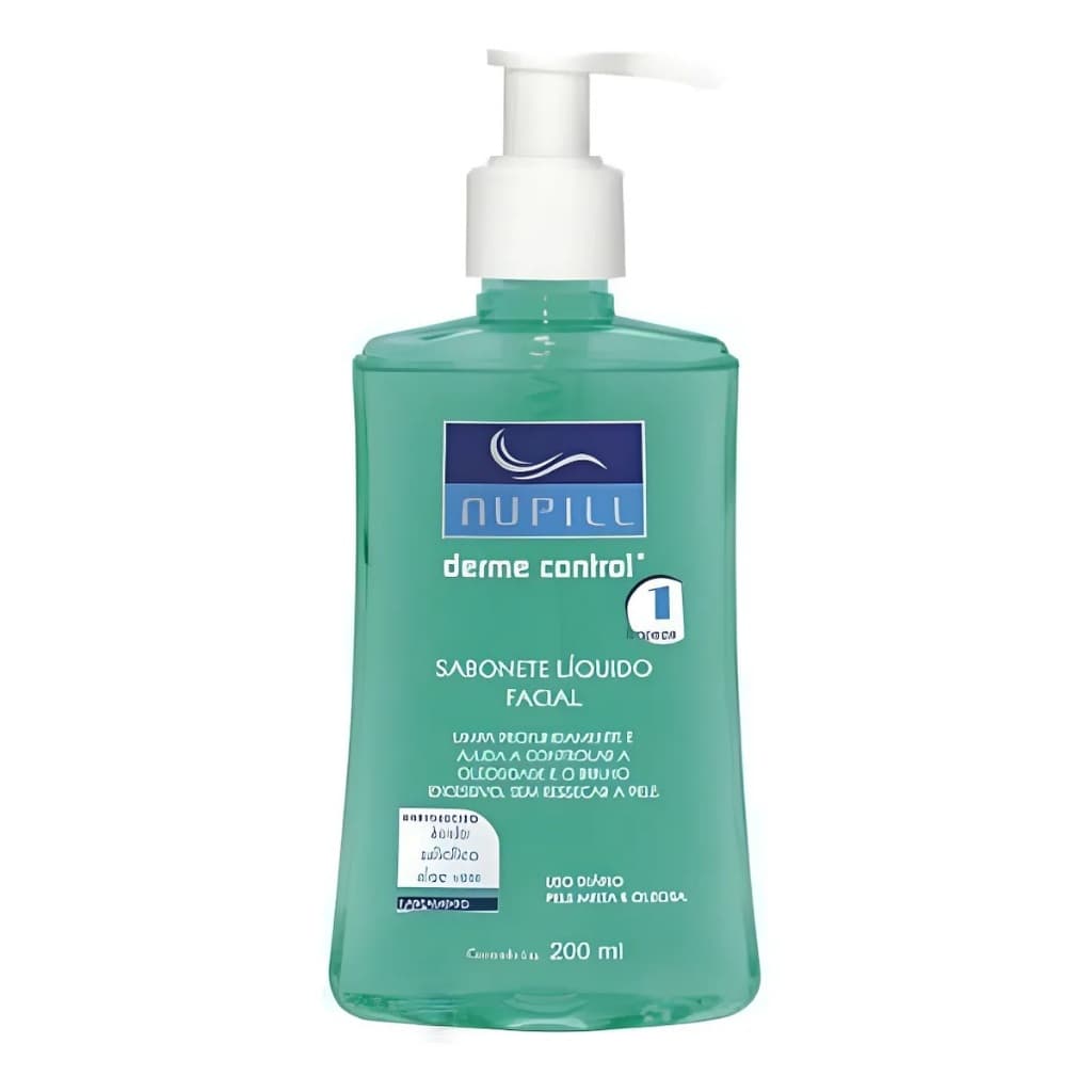 Sabonete Líquido Nupill  Para o Rosto - Faceal Derme Control 200ml