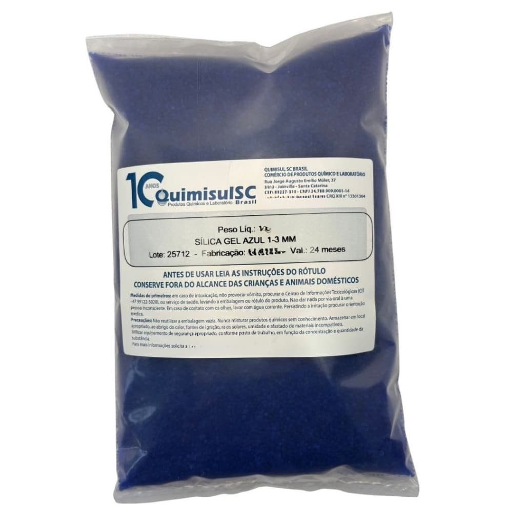 SÍLICA GEL AZUL 1-3 mm - 250g