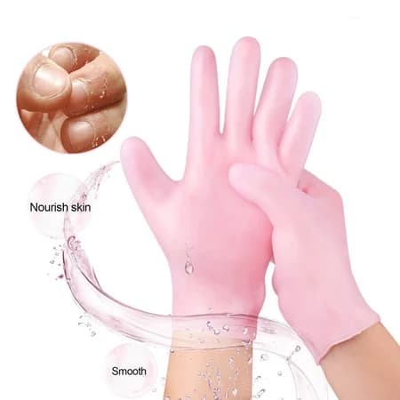 Tratamento de Gel de Silicone para Mãos - Luvas de Hidratação Intensiva Spa