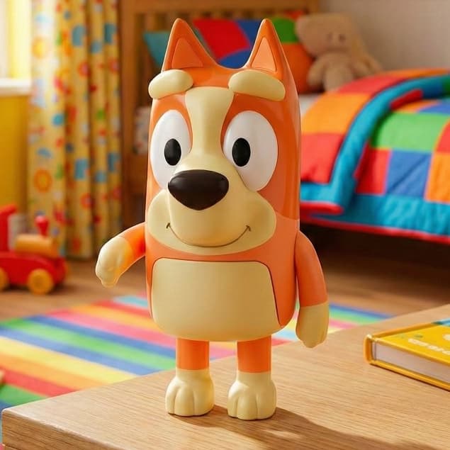 Bingo Boneca Personagem De Desenho Bluey Infantil Figura Original 20 Cm - Elka Brinquedos