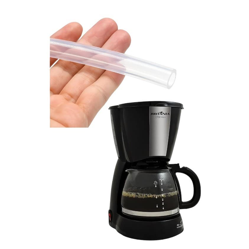 Kit Com 2 Mangueiras De Silicone P/ Cafeteira CP30 Compativel Com Britania