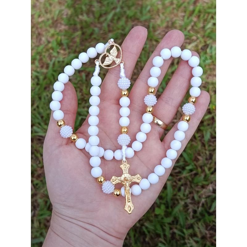 Terço Espírito Santo Batismo/Crisma/Primeira Eucaristia com ou sem nome