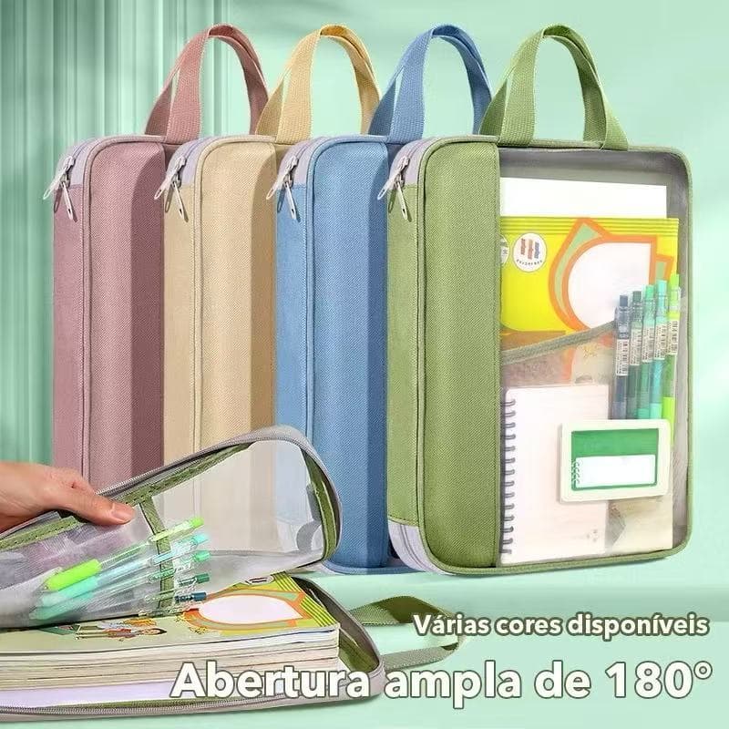 Pastas para documentos, pastas transparentes para documentos, mochilas escolares, mochilas para estudantes, pastas para