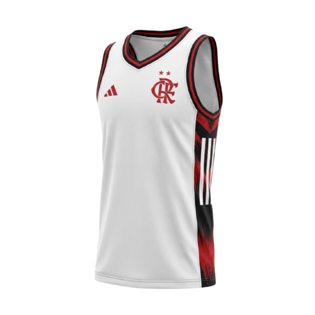 Regata Flamengo Basquete Jogo 2 Adidas 2025/26