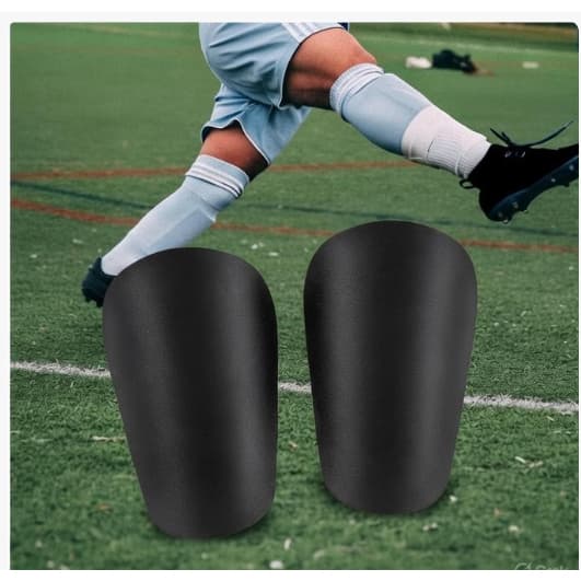 Mini Caneleiras de Futebol, 1 Par, Resistentes ao Desgaste, Absorção de Impacto, Leves para Treinamento【Preto XS】