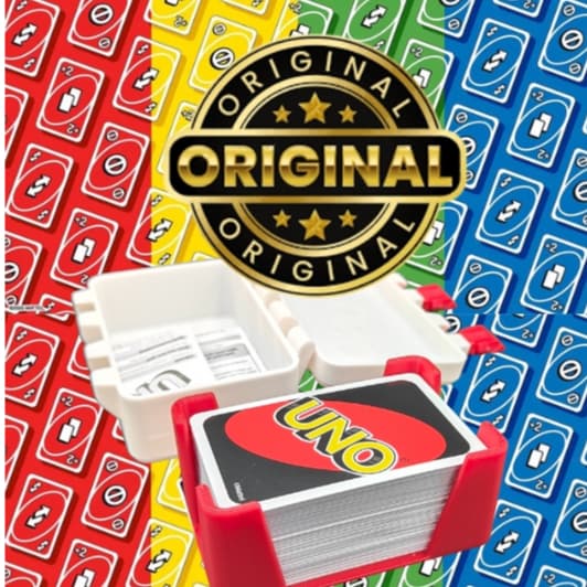 Caixa UNO Case Para Cartas + Jogo Uno - Presente e Brinde . Original.