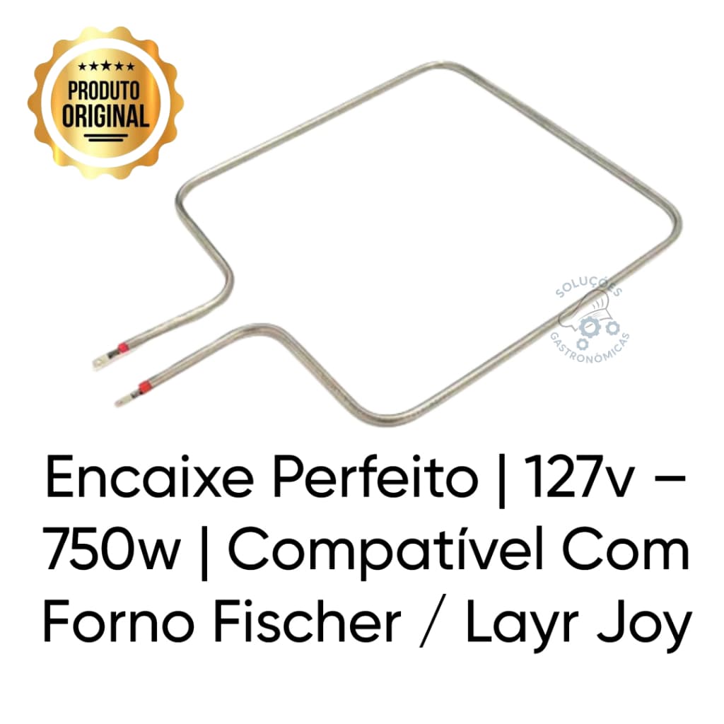 Peça De Reposição Resistência Forno Fischer 750W 127V Encaixe Perfeito