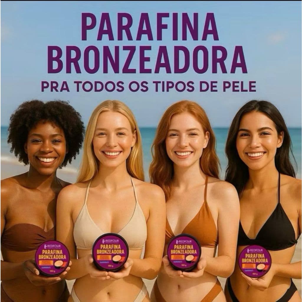 Kit Acelerador De Bronze + Parafina Bronzeadora