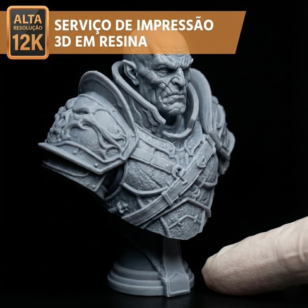 Serviço de Impressão 3D em resina personalizada - De vida a sua imaginação.