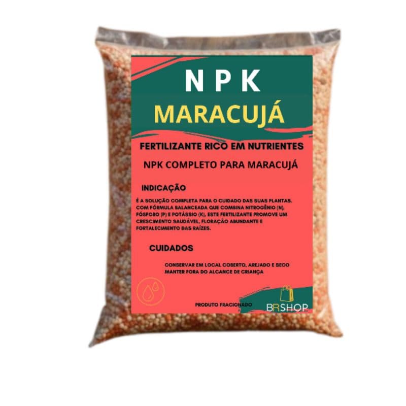 Adubo Fertilizante para MARACUJÁ NPK + Micronutrientes Frutifocação e Crescimento 1kg