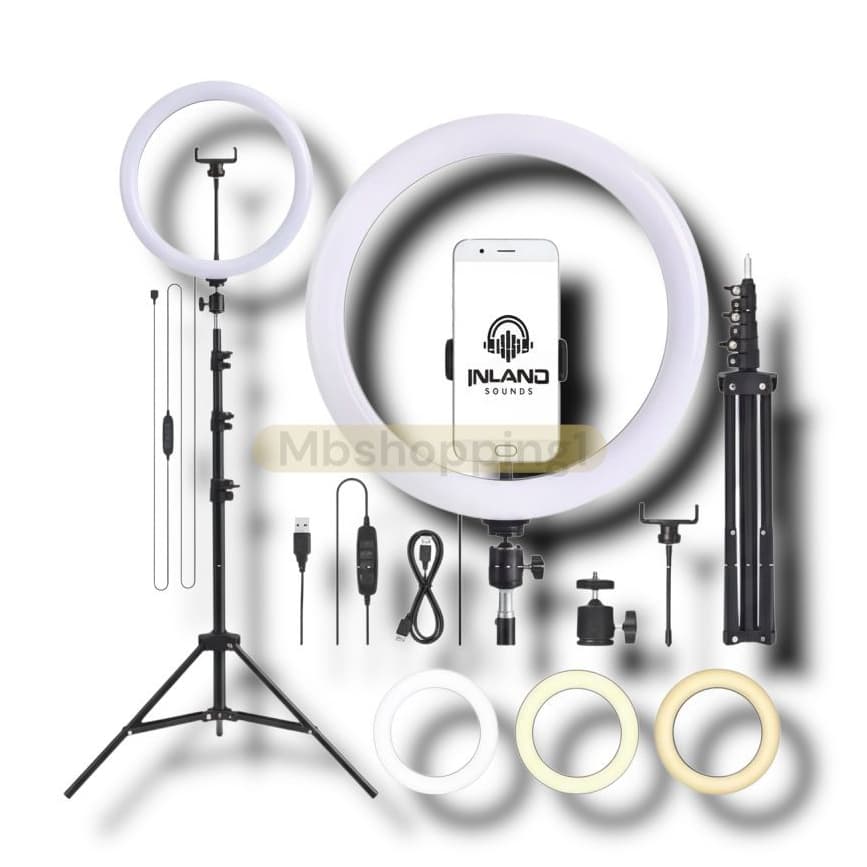 Ring Light Iluminador Polegadas 10com Tripé Profissional Led Selfie para Celular 2.10 Altura Premium