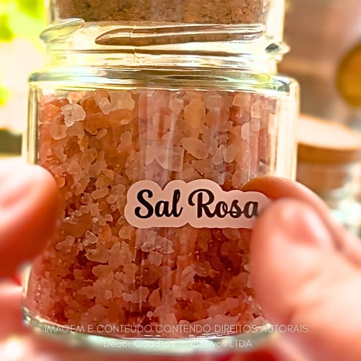 66 Adesivos Para Temperos e Condimentos - Vinil À Prova D'Água Etiquetas Identificação de Potes