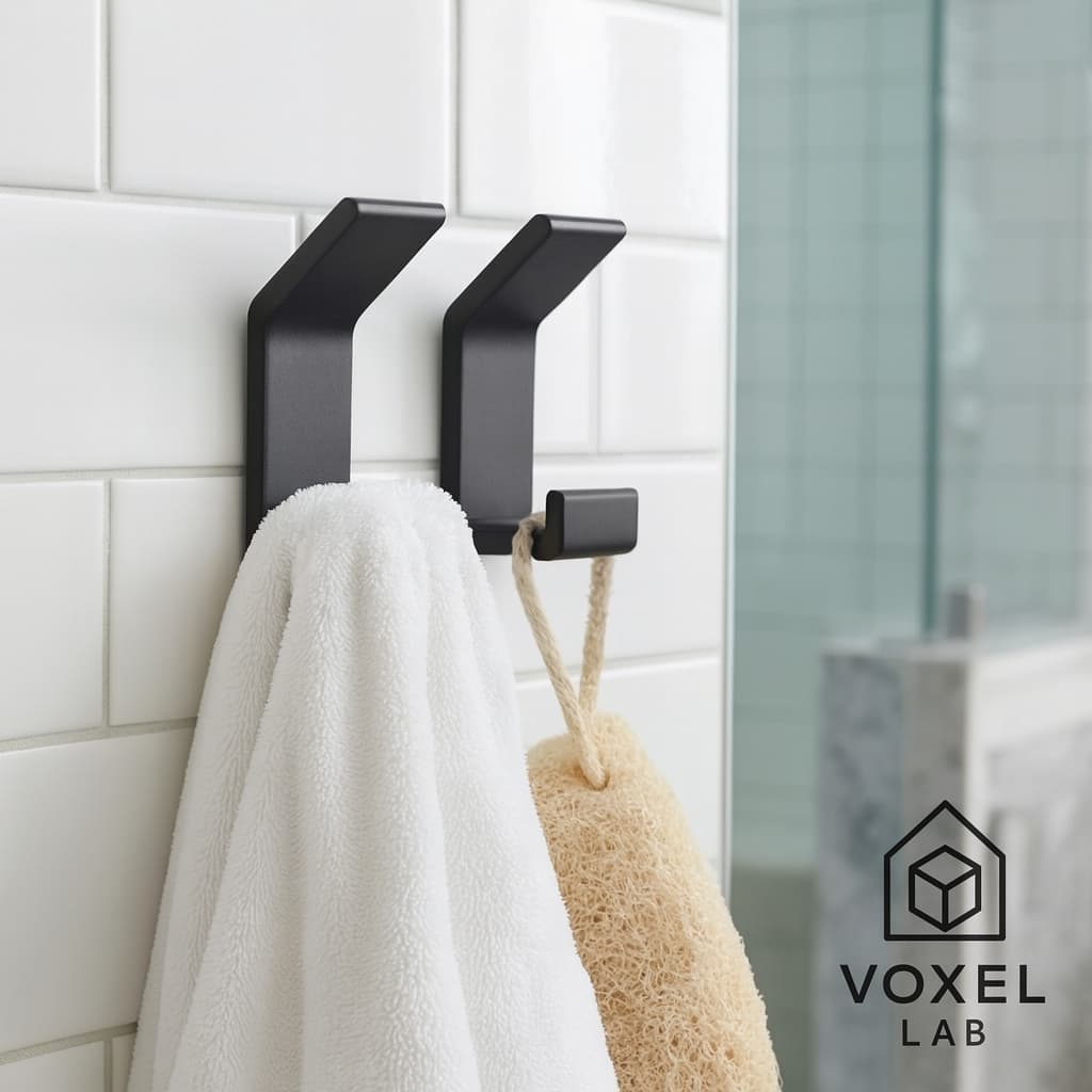 Ganchos de Parede Adesivos– Até 5kg – Toalhas, Roupas e Acessórios – Sem Furar Autocolante DuplaFace