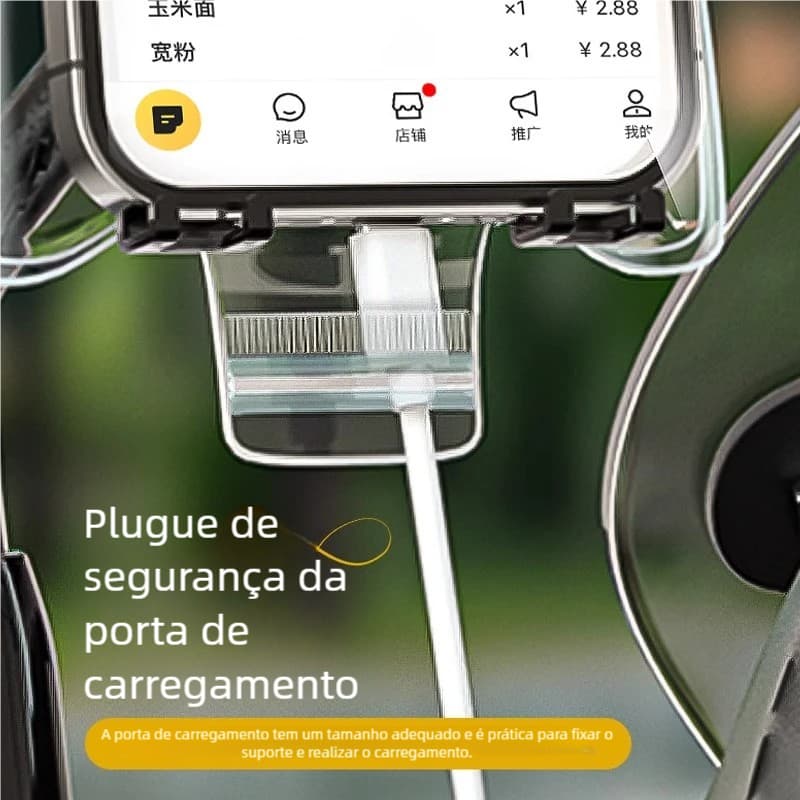 Bolsa Recarregável de Telefone - À Prova D'água Bateria Integrada Tela Sensível ao Toque