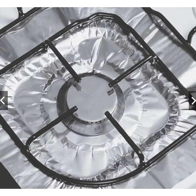 PROTETOR DE ALUMINIO PARA FOGÃO COM 8 , 12, ou 24 folhasTamanho : 27x27cm.