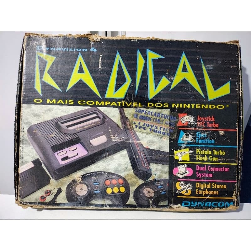 Caixa original Dynacom Dynavision 4 Radical