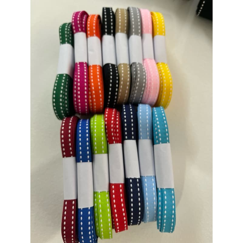 FITA PESPONTADA DE 1 cm / PT COM 5 metros