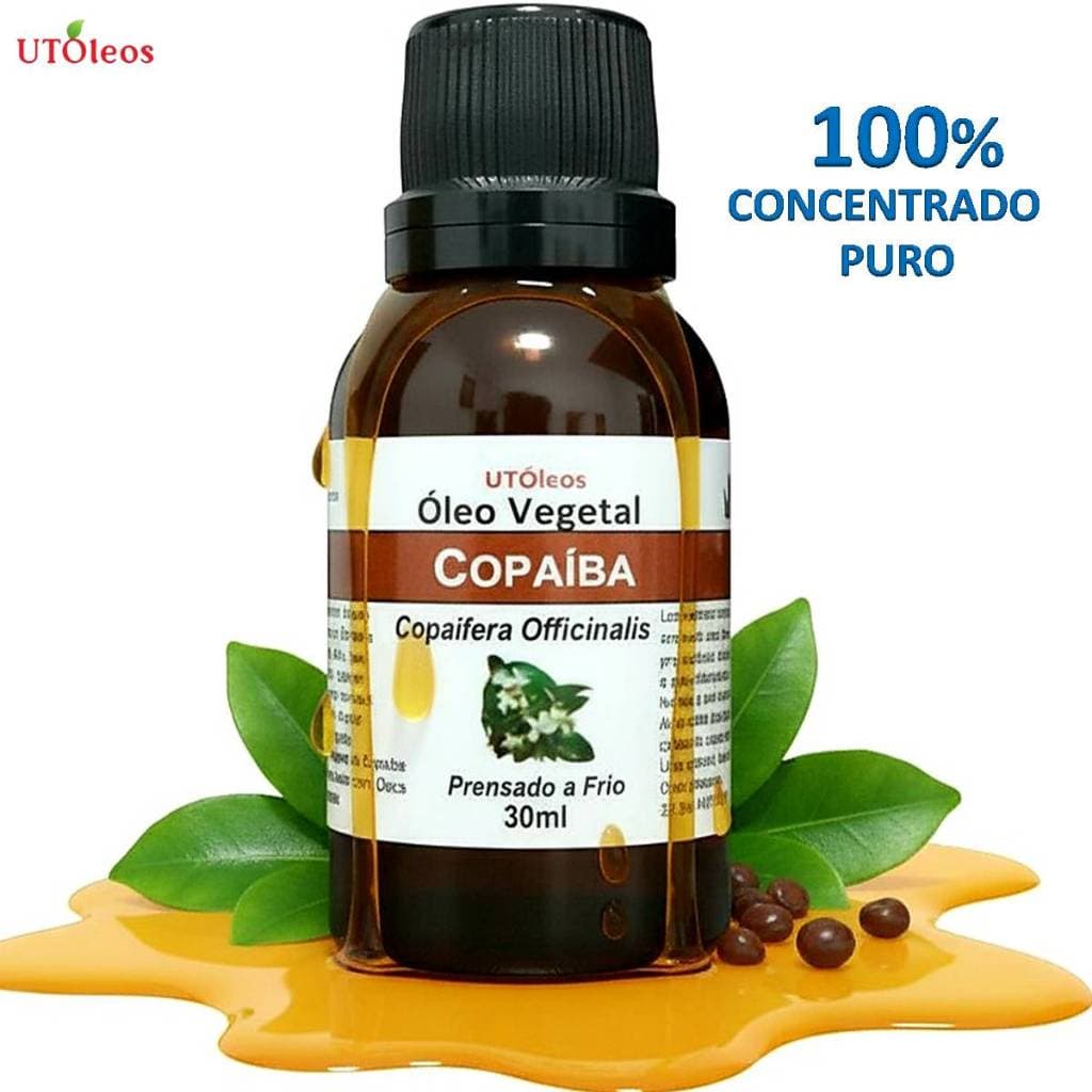 Óleo Vegetal De Copaíba 30ML 100% Natural Puro