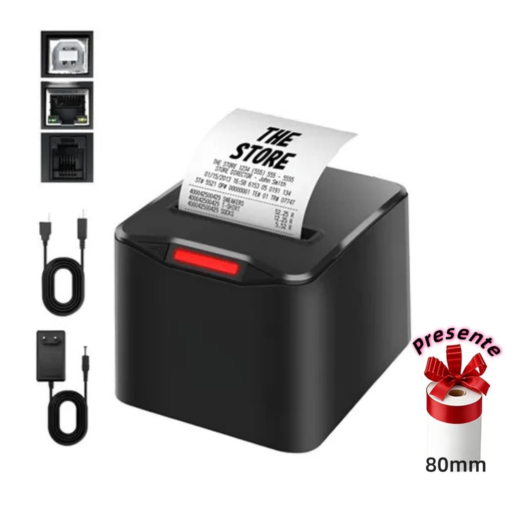 Impressora Térmica Não Fiscal 80mm Usb Rede C/guilhotina