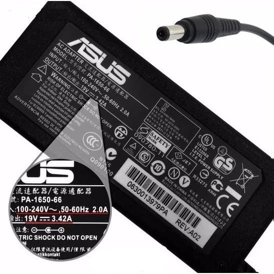 FONTE PARA NOTEBOOK ASUS| 19V 3.42A Padrão Original