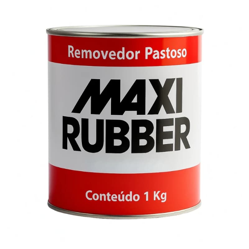 Removedor de Tinta Pastoso 1kg Maxi Rubber Alta Eficiência