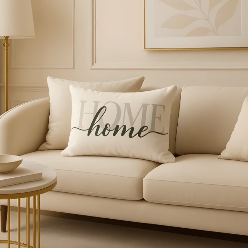 Almofada baguete com refil decorativa 30x50Cm em tecido Suede Para Decoração Sala Sofá Cama Casa Sofisticada