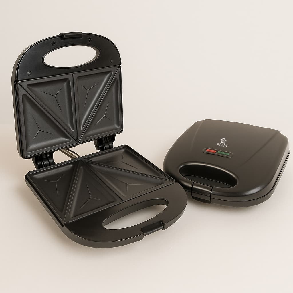 Sanduicheira Multifuncional Elétrica 110V Ou 220V 2 Sanduiches Antiaderente 750 Watts