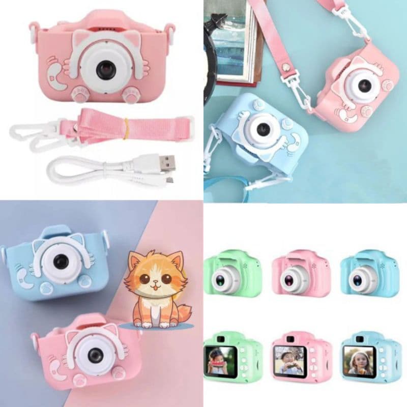 Câmera Fotográfica Infantil Digital para Fotos e Vídeos | Brinquedo Educativo Criativo