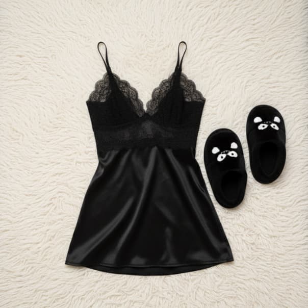 Camisola de Renda Feminina Luxo Romântica com Estilo Refinado e Extremo Conforto e Ótimo Caimento