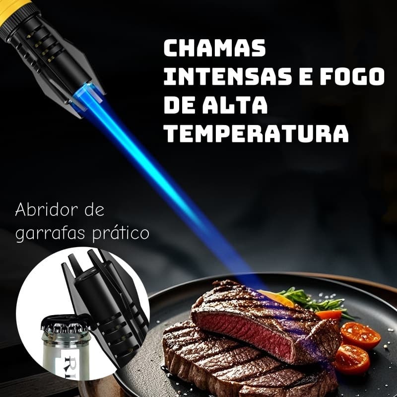 Acesso Multifuncional à Prova de Vento com Abridor de Garrafas (sem gás)