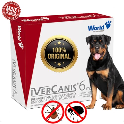 Remédio Carrapato Pulgas Para Cachorro Que Dura 6 Meses 4 comprimidos - envio imediato