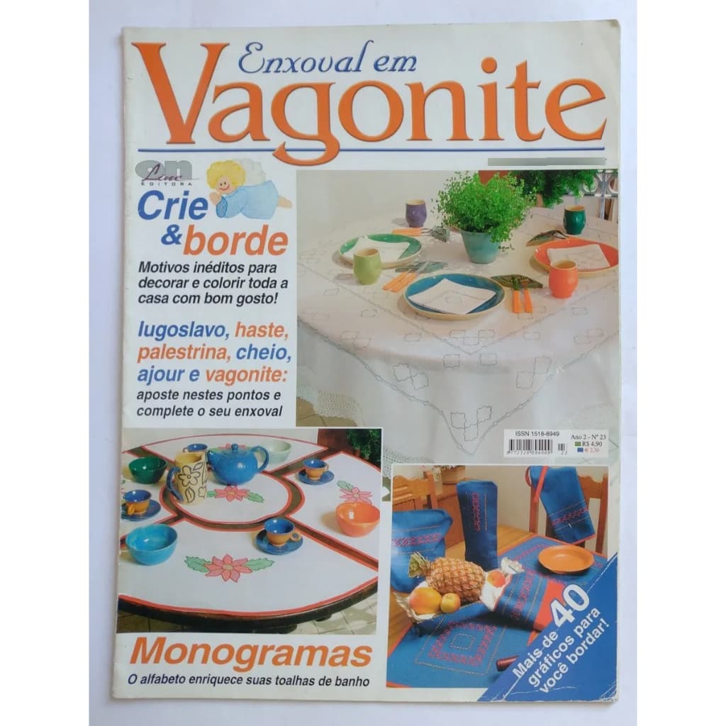 Revista Enxoval Em Vagonite - Crie & Borde