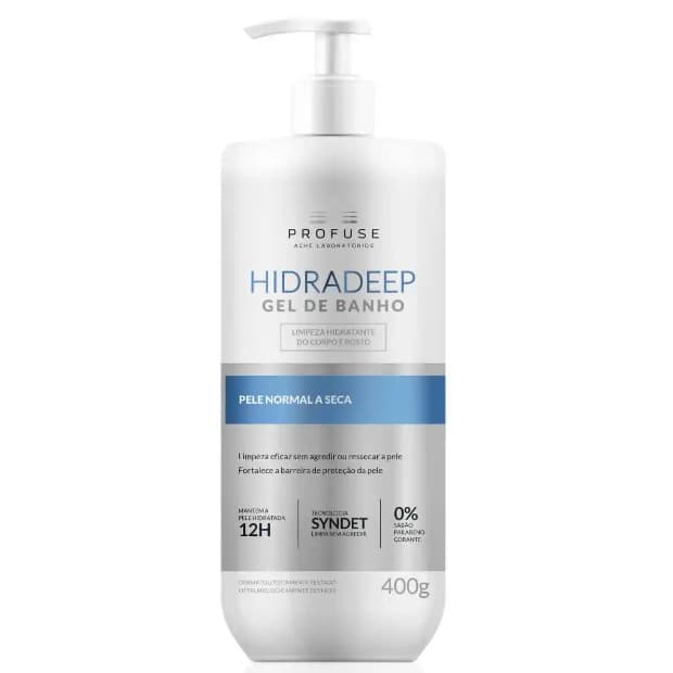 Gel de Banho para Corpo e Rosto Profuse Hidradeep 400g
