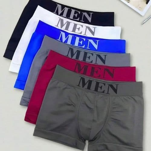 Kit Com 5 Cuecas Boxer Masculina De Microfibra Cueca Box Promoção Atacado