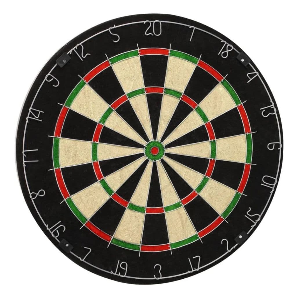 Jogo Dardos Alvo 45cm Fibra De Sisal + 6 Dardos