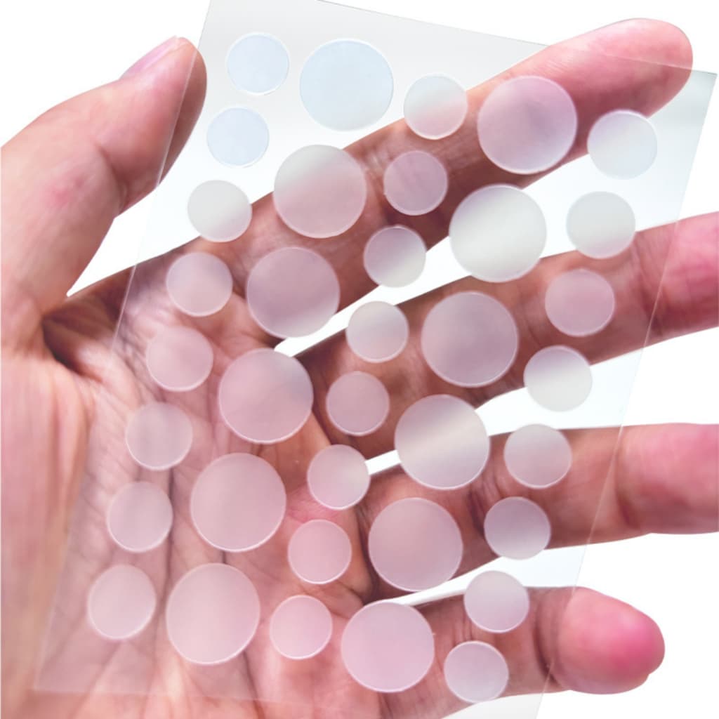 Adesivos Acne 36/72/108  Hidrocoloide Secativo Patches/Curativo Espinhas Cravos Formato Transparente