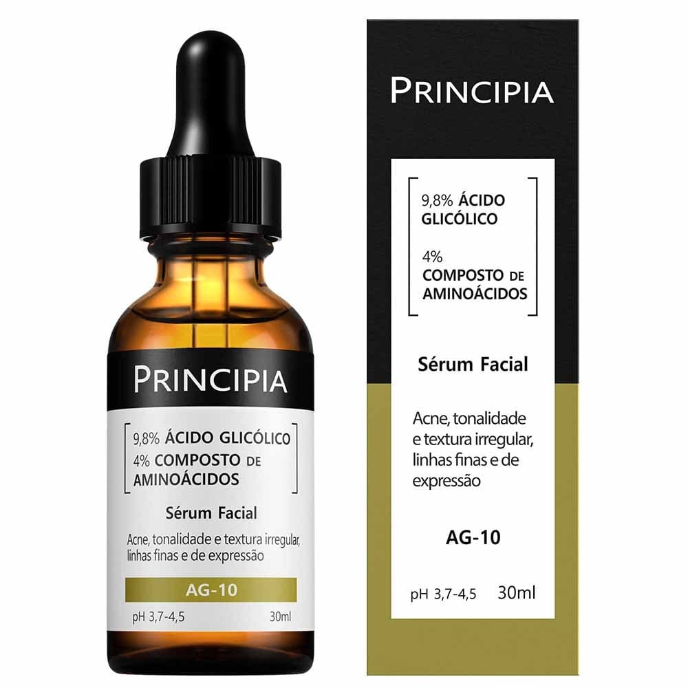 Sérum Renovador Principia 9,8% Ácido Glicólico + Aminoácidos AG10