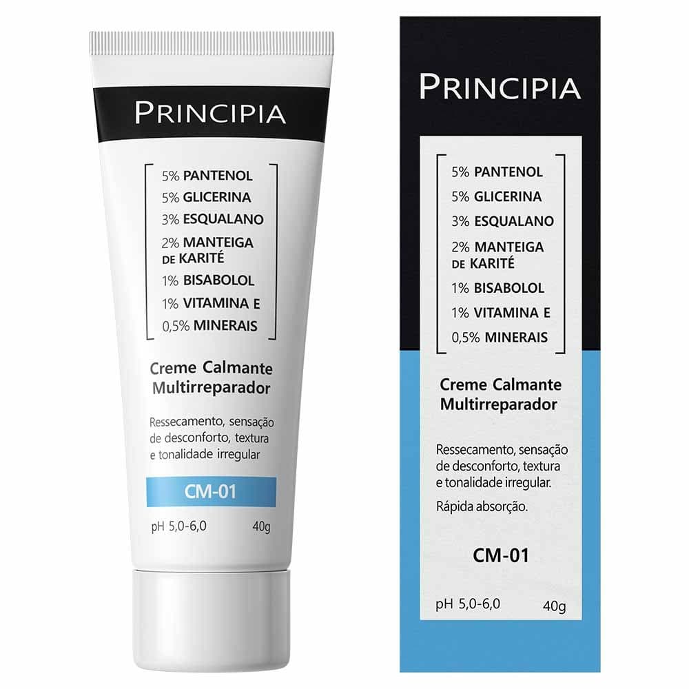Creme Calmante Multirreparador Facial CM-01 Principia - 40g