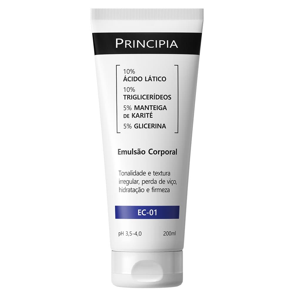 Emulsão Corporal Principia c/ 10% Ácido Lático EC-01 200ml