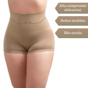 Short Cinta Modeladora Feminina Importada Sem Costura Reduz Medidas | Não Marca | Lingerie Modelador