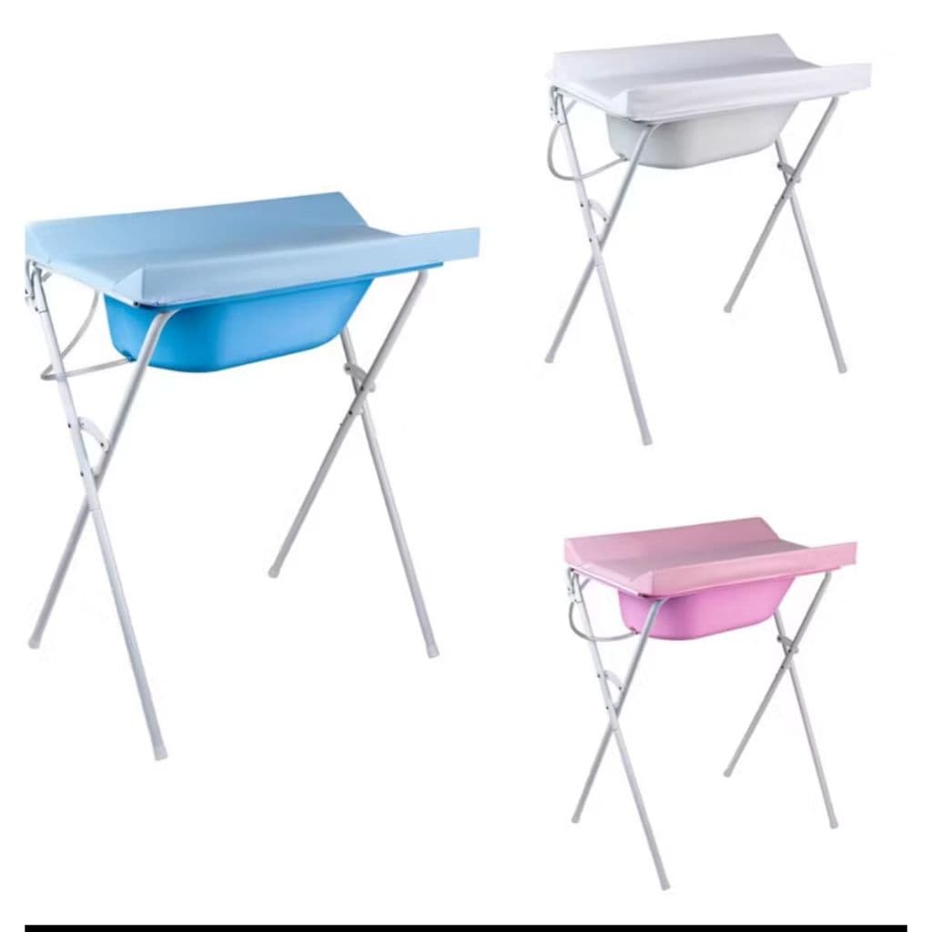 Banheira Com Suporte Dobrável e Trocador, 25l, até 30kg / Banheira sem suporte